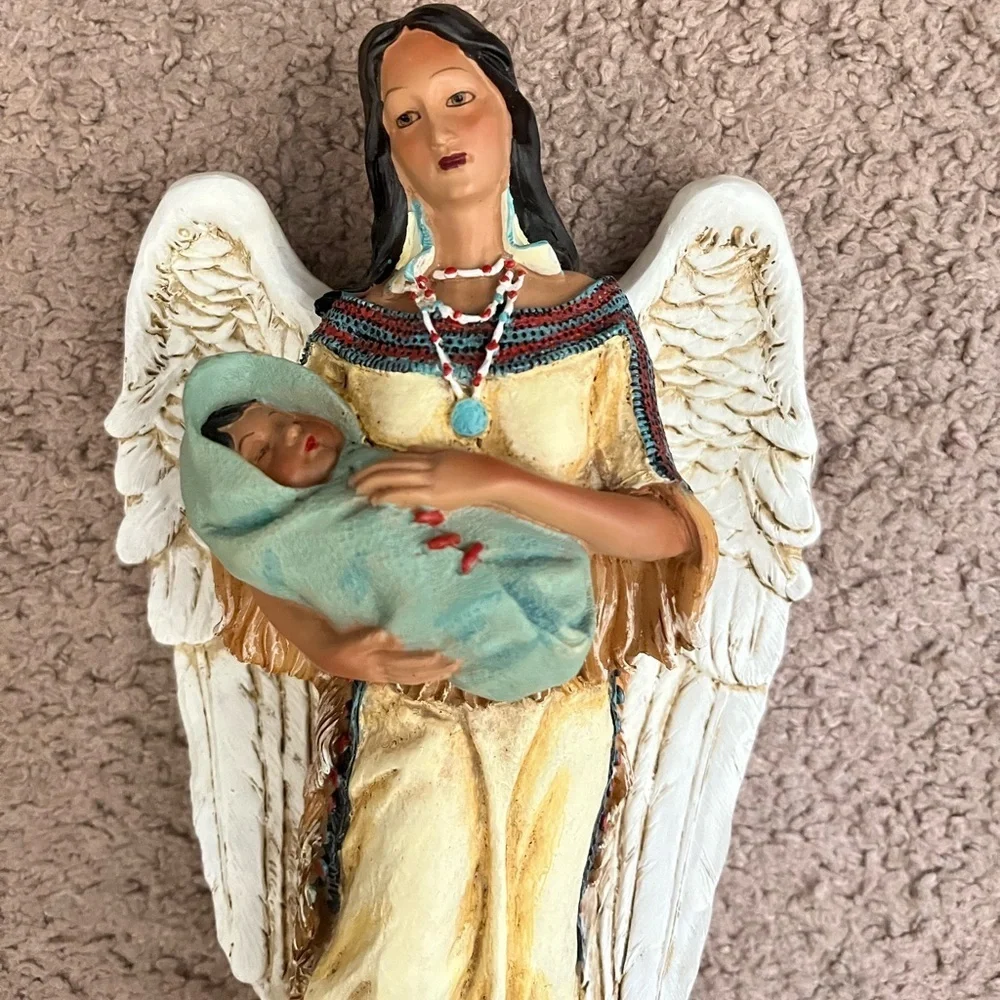 Native American Angel Figurine Statue